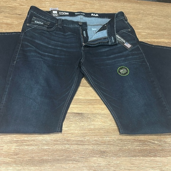 NWT Howitzer Men's Denim Jeans FREEDOM HELMET PARACORD regular boot Military 40 - Picture 1 of 16